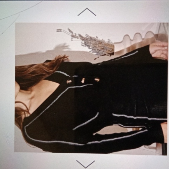 Lulus Mod Moment Black Knit Cropped Cardigan Sweater Size Xs - Picture 2 of 9